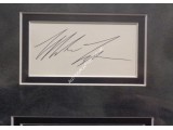 Mike Tyson Boxing legend genuine authentic signed signature display. COA UACC Mike Tyson Boxing legend genuine authentic signed signature display. COA UACC
