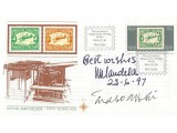 Nelson Mandela and Thabo Mbeki Signed South Africa Postal Cover. COA UACC Nelson Mandela and Thabo Mbeki Signed South Africa Postal Cover. COA UACC