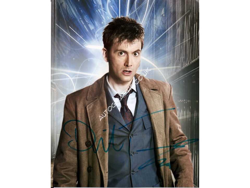 David Tennant Doctor Who genuine signed authentic signature photo. COA UACC David Tennant Doctor Who genuine signed authentic signature photo. COA UACC