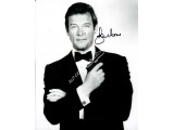Roger Moore James Bond genuine signed authentic signature photo. COA UACC