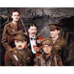 Blackadder Fry Tony Robinson genuine signed authentic signature photo. COA UACC