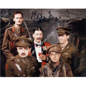 Blackadder Fry Tony Robinson genuine signed authentic signature photo. COA UACC