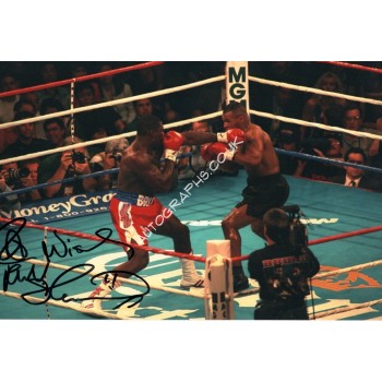 Frank Bruno Boxing genuine signed authentic signature photo. COA UACC