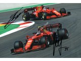 Charles Leclerc Sainz Ferrari F! authentic genuine signed photo. COA UACC