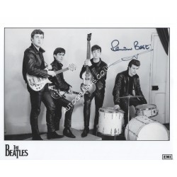 Pete Best The Beatles Signed 8x10 Photo. COA UACC