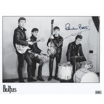 Pete Best The Beatles Signed 8x10 Photo. COA UACC