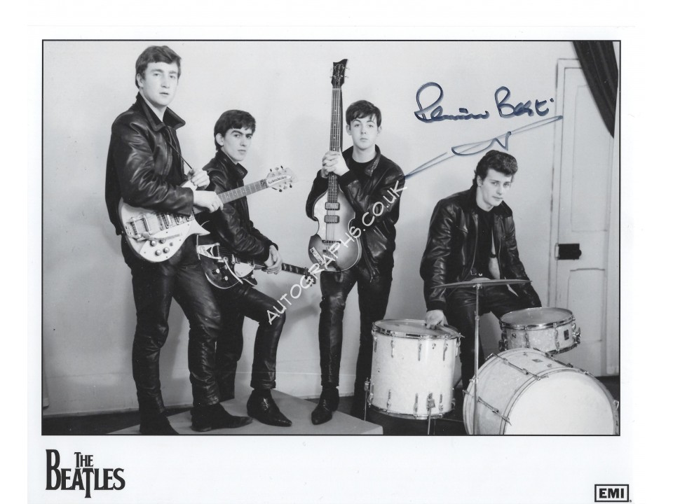 Pete Best The Beatles Signed 8x10 Photo. COA UACC Pete Best The Beatles Signed 8x10 Photo. COA UACC
