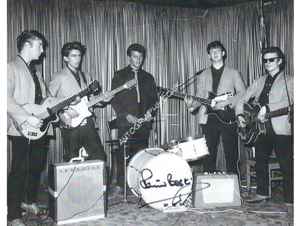 Pete Best The Beatles Signed 8x10 Photo 2. COA UACC Pete Best The Beatles Signed 8x10 Photo 2. COA UACC