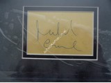 Michael Caine Italian Job authentic signed signature autograph display 2. COA UACC