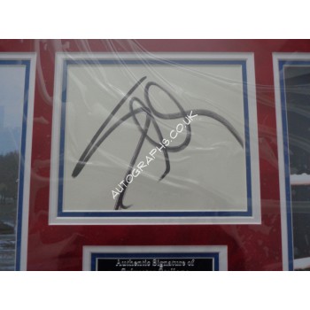 Sly Stallone Rocky authentic signed signature autograph display. COA UACC