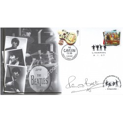 Pete Best The Beatles Signed Postal Cover 2. COA UACC