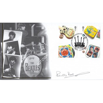 Pete Best The Beatles Signed Postal Cover 3. COA UACC