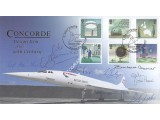 Concorde Multi Signed Pilots autograph Postal Cover FDC Barbara Harmer