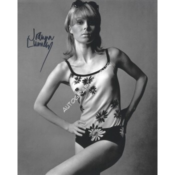 Joanna Lumley Signed 007 James Bond 8x10 Photo. COA UACC