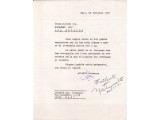 Muhammad Ali Boxing signed authentic genuine signature letter. COA UACC