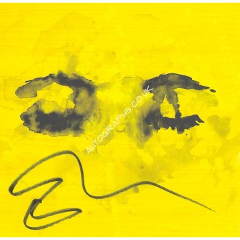 Ed Sheeran Eyes Closed Signed CD Single. COA UACC