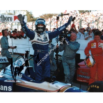 Damon Hill Williams  F1 authentic signed genuine autograph photo. COA UACC