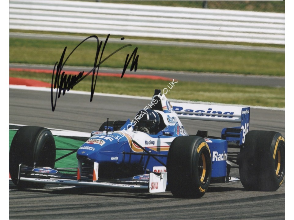 Damon Hill Williams F1 authentic signed genuine autograph photo. COA UACC Damon Hill Williams F1 authentic signed genuine autograph photo. COA UACC