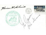 Apollo 17 Crew Signed Postal Cover. COA UACC