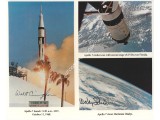 Wally Schirra & Walt Cunningham Signed Apollo 7 NASA 8x10 Mission Photo. COA UACC Wally Schirra & Walt Cunningham Signed Apollo 7 NASA 8x10 Mission Photo. COA UACC