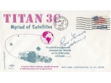 Ron Evans Apollo 17 Signed Postal Cover. COA UACC