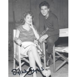 Sylvia Syms Signed Expresso Bongo Cliff Richard 10x8 Photograph. COA UACC
