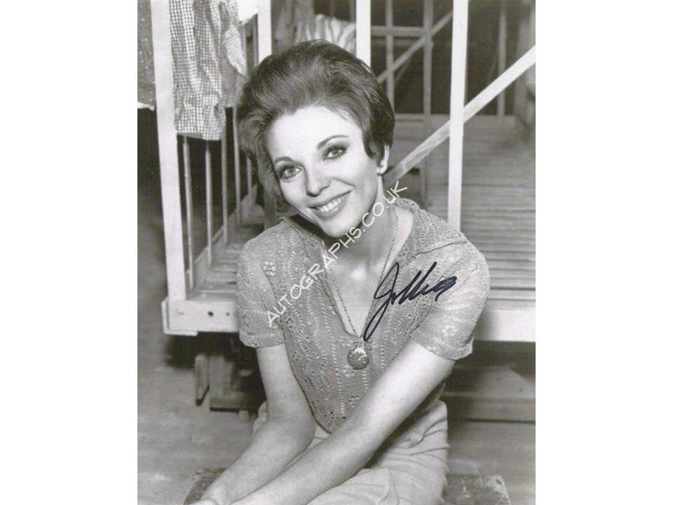 Joan Collins Signed Star Trek 8x10 Photograph. COA UACC