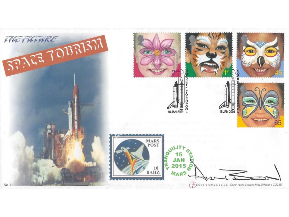 Alan Bean Apollo 12 Signed Postal Cover. COA UACC Alan Bean Apollo 12 Signed Postal Cover. COA UACC