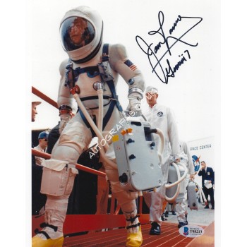 Jim Lovell Gemini 7 Signed 8x10 Photograph. COA UACC