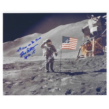 Dave Scott Apollo 15 Signed 8x10 Photo. COA UACC