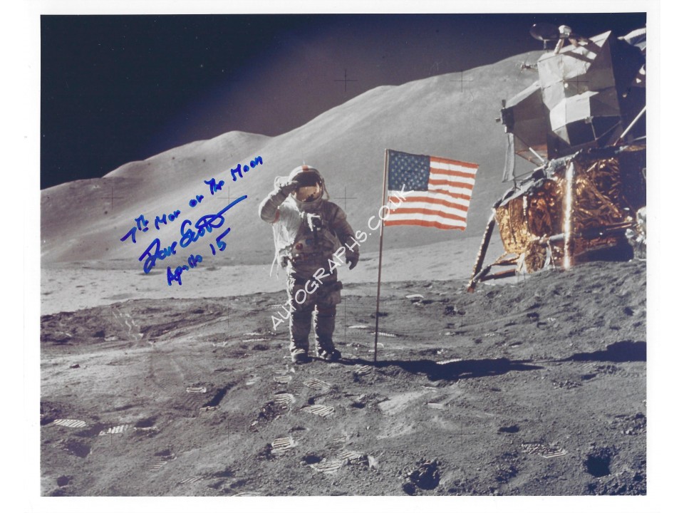 Dave Scott Apollo 15 Signed 8x10 Photo. COA UACC Dave Scott Apollo 15 Signed 8x10 Photo. COA UACC