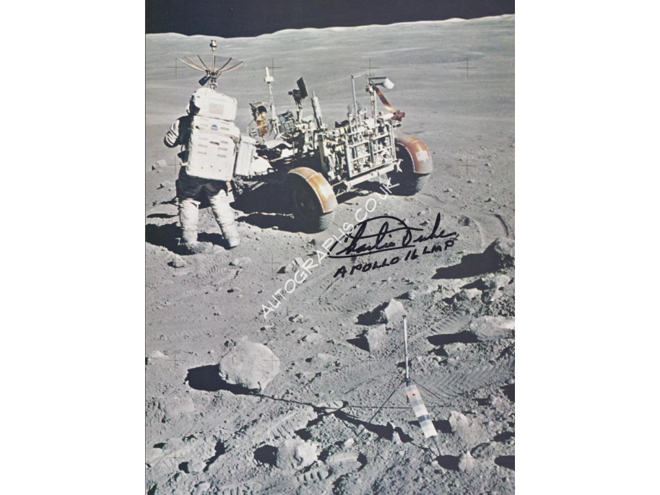 Charlie Duke Apollo 16 Moonwalker Signed 8x10 Photo 6. COA UACC