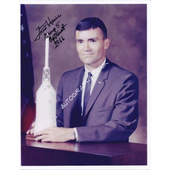 Fred Haise Apollo 13 Signed 8x10 Photograph 2. COA UACC