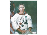 Gene Cernan Apollo 17 Signed NASA Lithograph. COA UACC