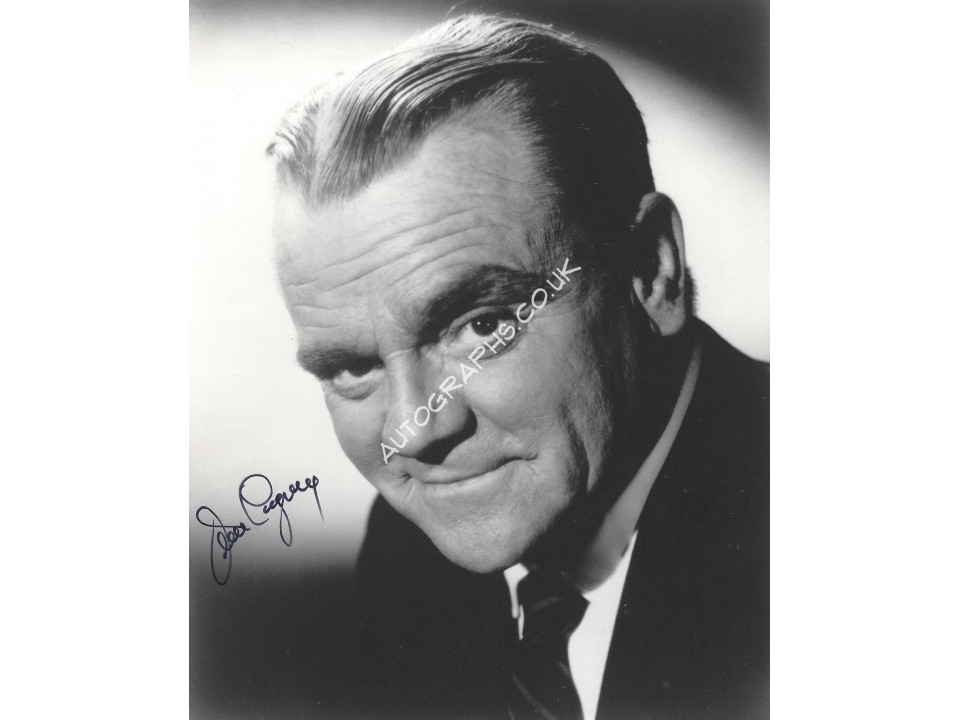 James Cagney Signed 8x10 Photograph. COA UACC