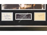 Alec Guinness  Dave Prowse Star Wars genuine signature authentic signed display. COA UACC