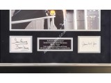 Dave Prowse James Earl Jones Star Wars genuine signature authentic signed display. COA UACC Dave Prowse James Earl Jones Star Wars genuine signature authentic signed display. COA UACC