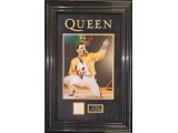 Freddie Mercury Queen authentic signed signature autograph display. COA UACC