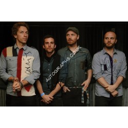 Coldplay Signed Photograph (all 4). COA UACC