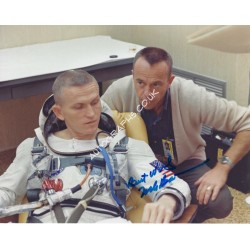 Frank Borman Apollo 8 Signed 8x10 Photograph 5. COA UACC