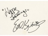 Evel Knievel Large Signature.
