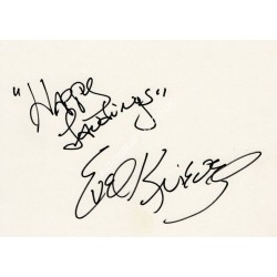 Evel Knievel Large Signature.