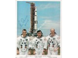 Gene Cernan Apollo 16 genuine signed autograph litho. COA UACC
