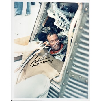 Gordon Cooper Mercury Faith 7 genuine authentic signed autograph photo. COA UACC