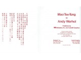 Andy Warhol Signed Gallery Announcement Card. COA UACC