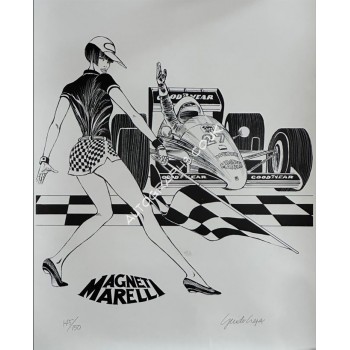 Guido Crepax Signed Lithograph. COA UACC
