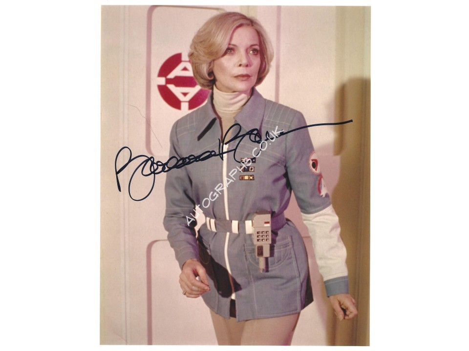 Barbara Bain Space 1999 Signed 8x10 Photograph Gerry Anderson. COA UACC Barbara Bain Space 1999 Signed 8x10 Photograph Gerry Anderson. COA UACC