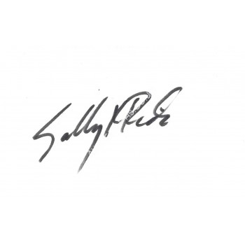 Sally Ride Signed 5x3 Index Card. COA UACC