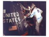 Scott Carpenter Mercury space genuine signed autograph photo. COA UACC