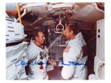 Alan Bean Pete Conrad Apollo 12 signed authentic signed genuine photo. COA UACC Alan Bean Pete Conrad Apollo 12 signed authentic signed genuine photo. COA UACC